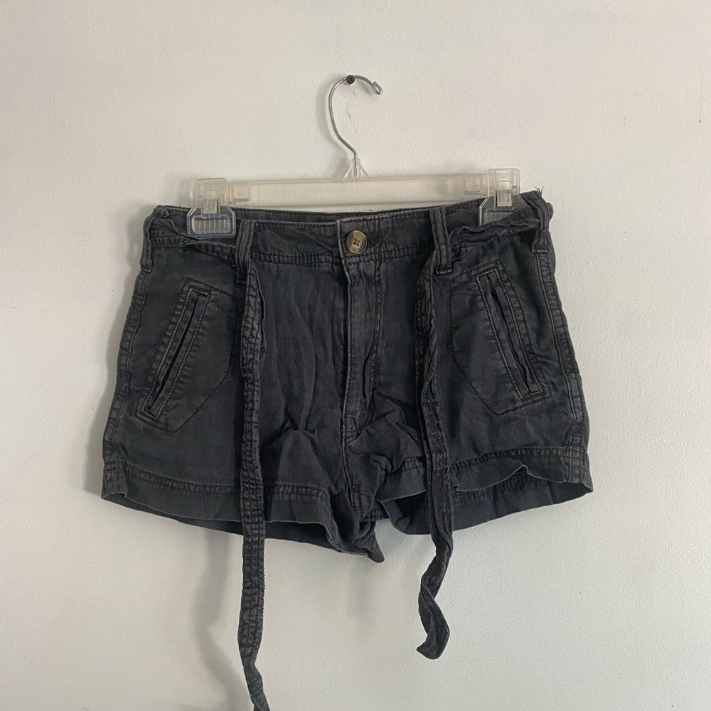 American eagle shorts, size 0, black, thin material